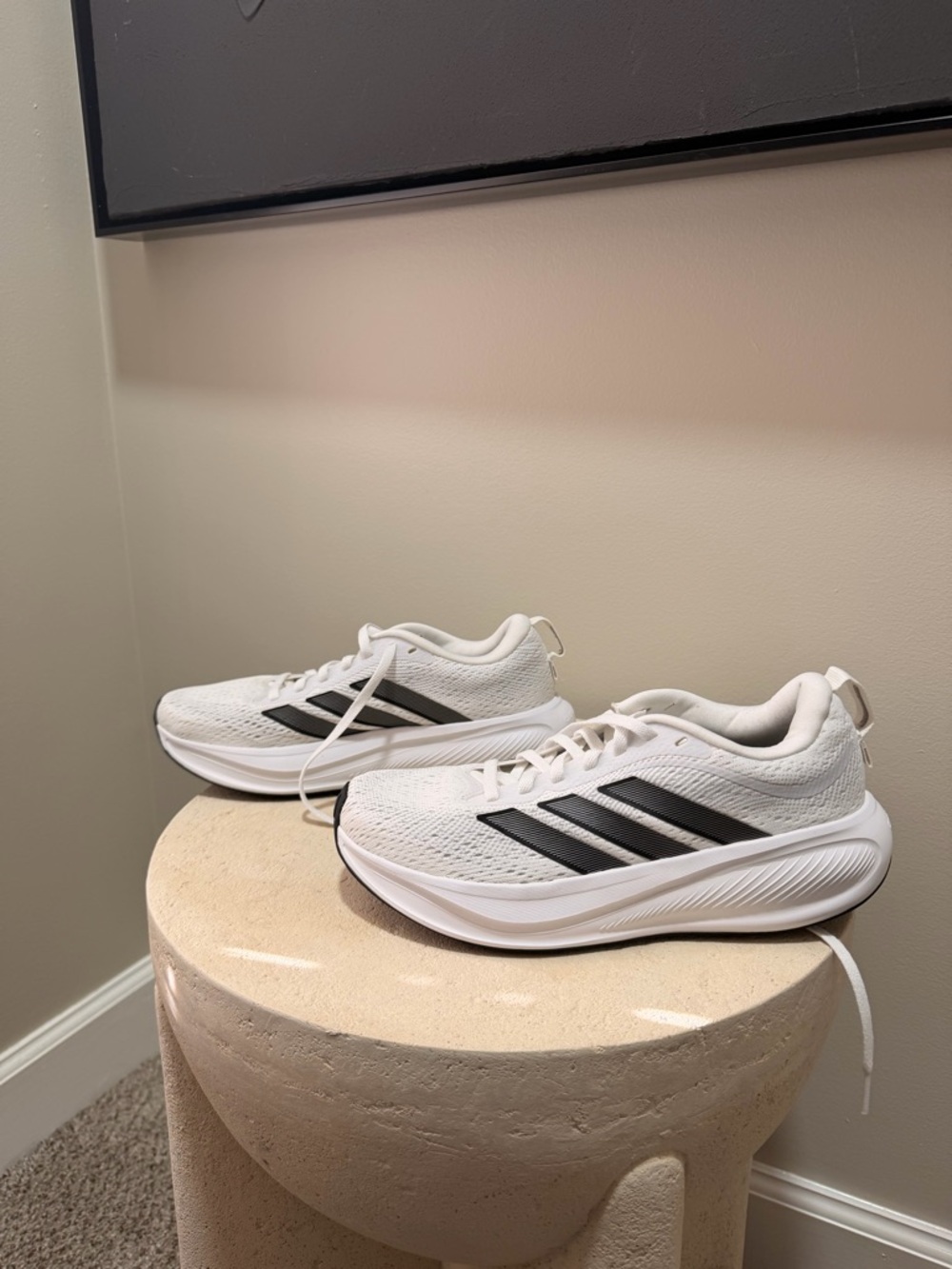 Duramo SL 2 Running Shoes adidas White and Black Women's Athletic Running Shoes